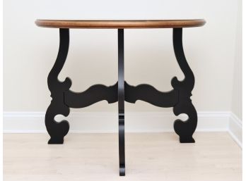 PIER 1 IMPORTS Demi Lune Brazilian Wood Table