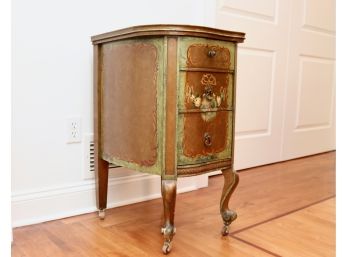 Antique Accent    Telephone Table On Casters