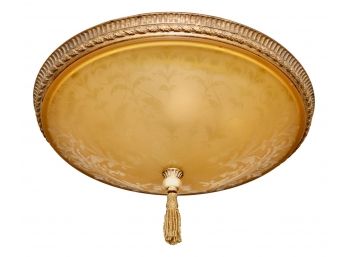 Pasquale Miranda Feiss Amber Light Fixture With Tassel (Retail $800) 2 Of 3