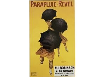 Print Of A Vintage Poster, Parapluie - Revel