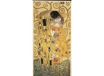 Gustave Klint Lithograph Titled The Kiss