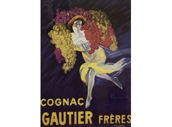 Print Of Vintage Poster:  Cognac, Gautier Freres, France