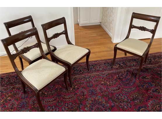 Set Of 4 Ethan Allen Chairs