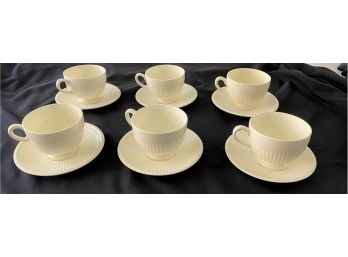 Set Of 6 Wedgwood Edme Cups And Saucers