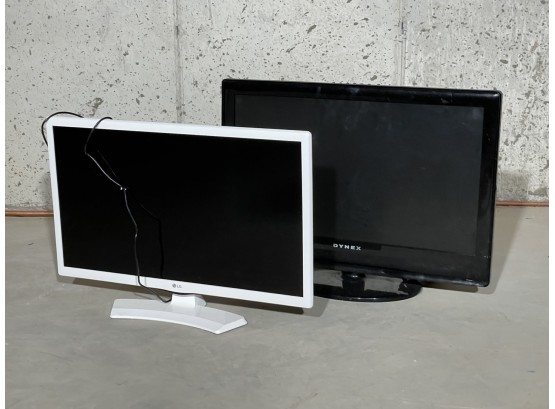 A Pairing Of Two Flat Screen TV's