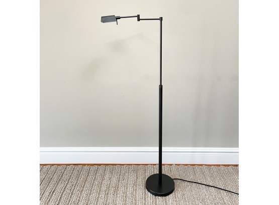 A Modern Bronze Floor Lamp By Restoration Hardware