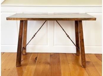 A Copper Top Console Table From ABC Carpet & Home
