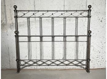 A Wrought Iron Queen Size Bedstead
