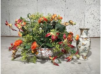 Assorted Floral In Ceramic Vases