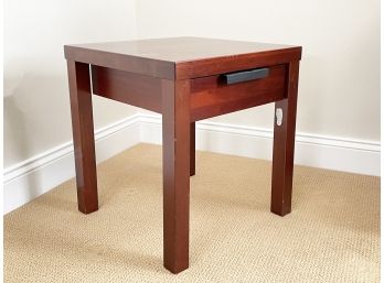 A Modern Mahogany Side Table