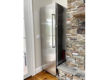 A Viking Stainless Steel Refrigerator