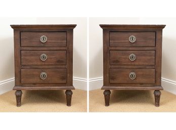 A Pair Of Nightstands By Restoration Hardware