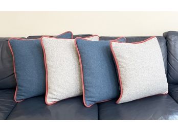 A Set Of Down Stuffed Felt Pillows By Blu Dot