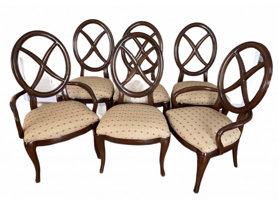 Fine Set Of Six Thomasville Bel Air Mahogany Dining Room Chairs