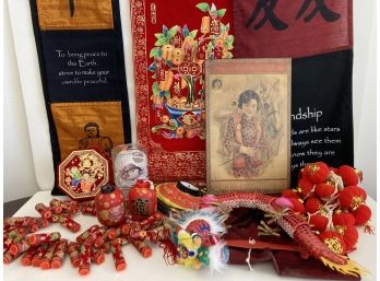 Festive Chinese New Years Decorations & Scrolls
