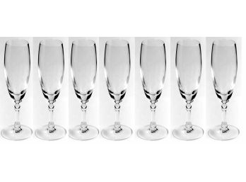 Seven Ralph Lauren 'Bedford' Crystal Champagne Flutes