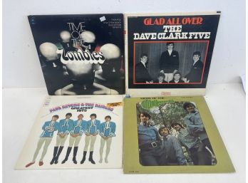 Zombies, Dave Clark Five, Monkees, Paul Revere & The Raiders Albums
