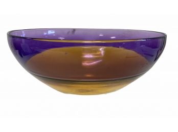 Martha's Vineyard Glassworks 12' Hand Blown Bowl