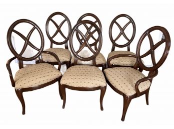 Fine Set Of Six Thomasville Bel Air Mahogany Dining Room Chairs