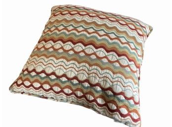 Pier One Oversized Pillow Paisley And Chevron Patterns