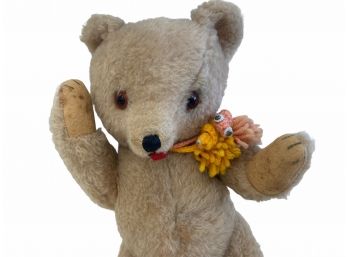 Vintage Teddy Bear By Character With Moveable Limbs