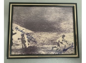Vintage Mickey Owen & Tommy Henrich Signed Photograph