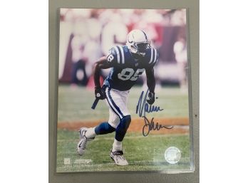 Indianapolis Colts Marvin Harrison NFL Autographed Photo W/ Certificate Of Authenticity