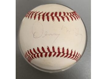 MLB Denny Mclain Signed Rawlings Baseball