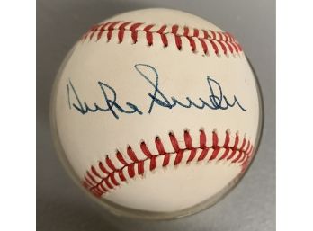 MLB Duke Snider Signed Rawlings Baseball