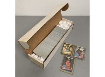 1986 Donruss Baseball Card Set Including Rookie Cards Cecil Fielder, Fred McGriff & Jose Canseco