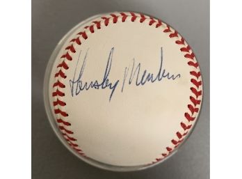 MLB Hensley Muelens Signed Rawlings Baseball