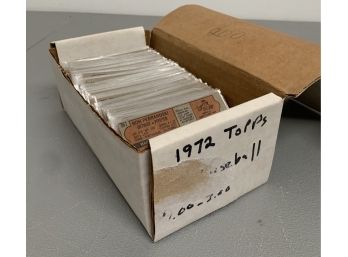 Lot Of 1972 Topps Baseball Cards