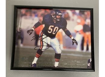 Mike Singletary Chicago Browns Signed NFL Photograph