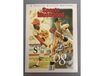 1993 Sports Illustrated Signed Bob Gibson & Denny McLain