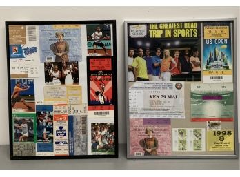 Lot Of Tennis Related Ticket Stubs, Trading Cards & More!