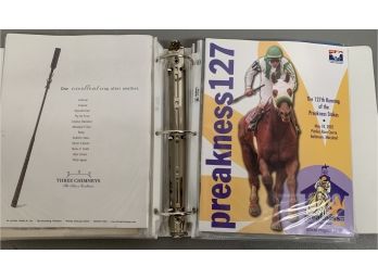 Large Collection Of Horse Racing Programs - Belmont & Preakness