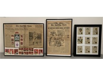 Sporting Baseball Newspaper, Baseball Cards, Penny Collection & More!