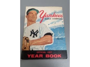 Official 1957 New York Yankees Year Book
