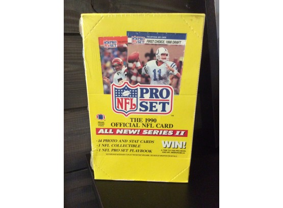 1990 Pro Set NFL Series II Unopened Wax Box
