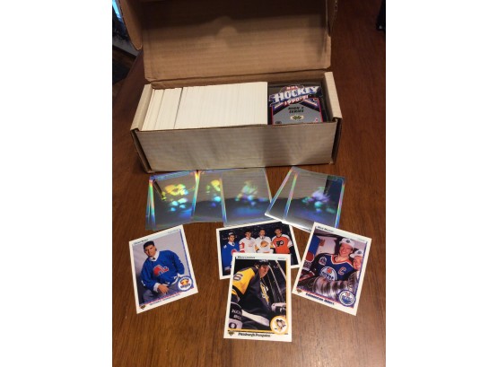 1990 Upper Deck Hockey Complete Set With Sealed High # Series Plus Doubles