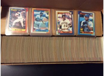 1990 Topps Baseball Complete Set With Frank Thomas Rookie