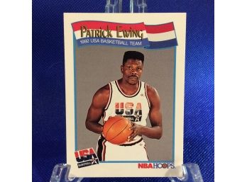 1991 NBA Hoops Patrick Ewing 1992 USA Basketball Team Card