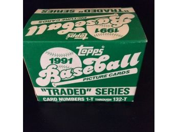 1991 Topps Traded Set With Rodriguez And Bagwell Rookies
