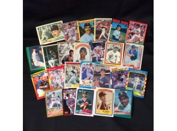 25 Different Boston Red Sox Cards From 25 Different Sets