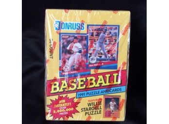 1991 Donruss Baseball Series 1 Factory Sealed Wax Box