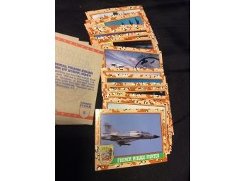 1991 Topps Desert Storm Trading Card Lot