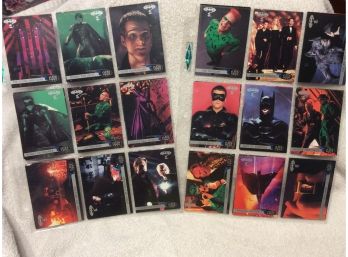 Lot Of 34 Fleer 1995 Batman Trading Cards