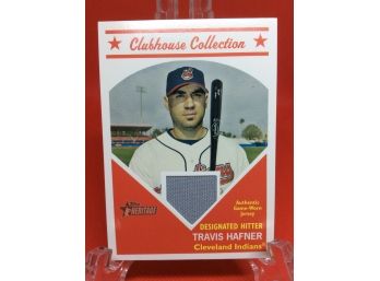 2008 Topps Clubhouse Collection Travis Hafner Game Worn Jersey Card