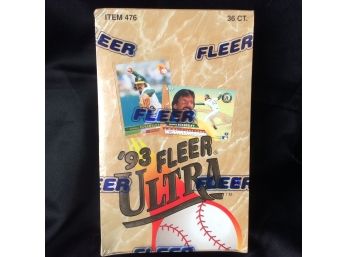 1993 Fleer Ultra Series 1 Sealed Wax Box