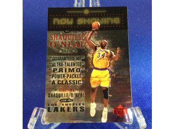1999 Upper Deck Shaquille O'Neal Now Showing Insert Card #NS13